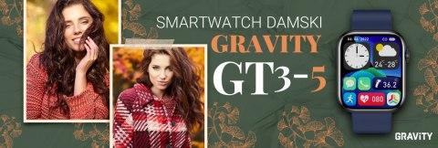 Smartwatch Damski Gravity GT3-5