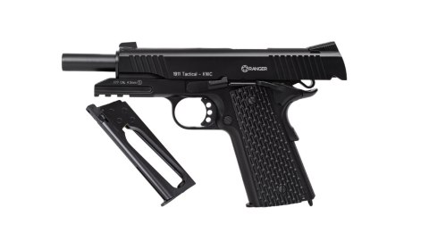 Wiatrówka RANGER M1911 BB KWC kal. 4,5 BBs BLOW BACK 17 strz. FULL METAL CO2 (AAKCMB760AZB)