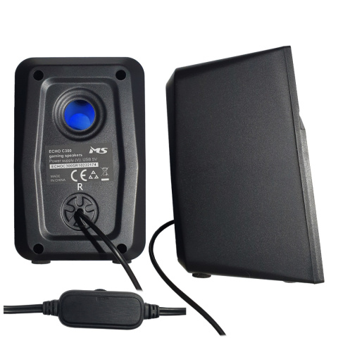 Głośniki MS Echo C300 2.0 6W RGB LED USB