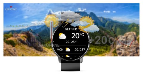 Smartwatch Giewont GW120-2 Czarny