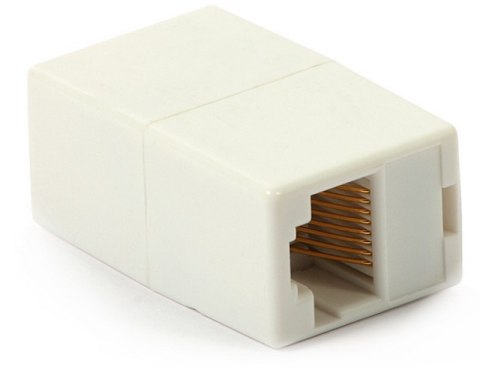 GNIAZDO ETHERNET PODWÓJNE RJ-45 (BECZKA)