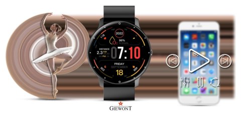 Smartwatch Giewont GW120-2 Czarny