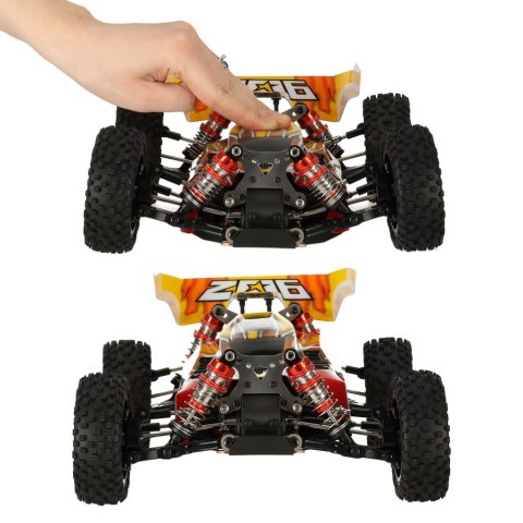 Samochód zdalnie sterowany na pilota RC WLToys 144010 Speed Racing 1:14 silnik bezszczotkowy 75km/h