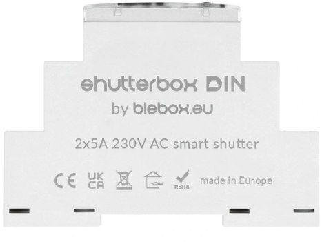 BLEBOX shutterbox DIN - STERONIK ROLETOWY NA SZYNĘ DIN