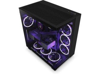 Obudowa NZXT H9 Flow RGB Midi Tower czarna z oknem