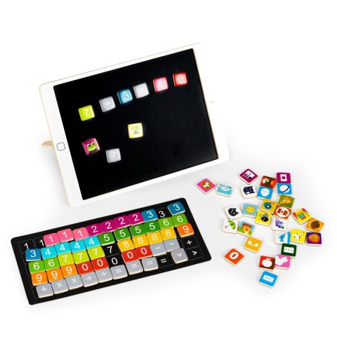 Drewniany tablet edukacyjny tablica magnetyczna ECOTOYS