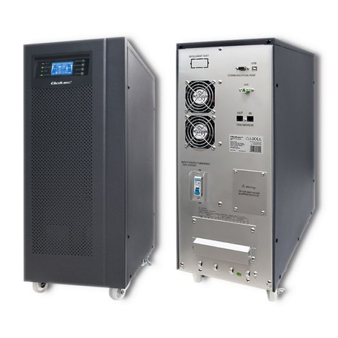 Qoltec Zasilacz awaryjny UPS | On-line | Pure Sine Wave | 10kVA | 8kW | LCD | USB