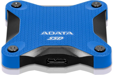 DYSK ZEWNĘTRZNY ADATA SSD External SD600Q 240GB USB3.1 Blue