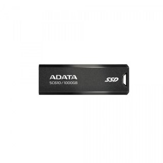 Dysk SSD Adata zewnętrzny SC610 1000 GB USB3.2A Gen2 czarny