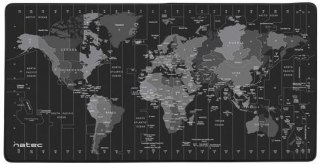 PODKŁADKA POD MYSZ NATEC TIME ZONE MAP MAXI 800X400MM