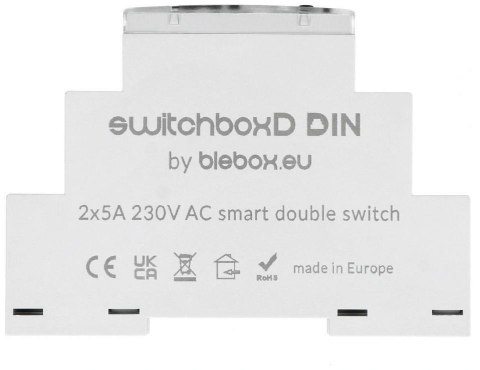 BLEBOX - switchboxD DIN DO MONTAŻU NA SZYNIE DIN