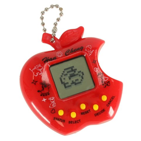 Zabawka Tamagotchi elektroniczna gra jabłko czerwo