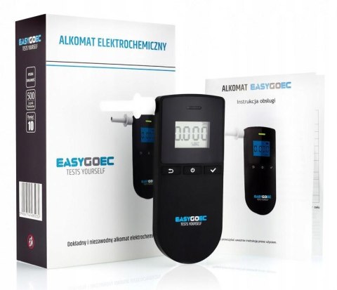Alkomat EasyGO EC 2 lata gwarancji 5 ustników Alkomat EasyGO EC 2 lata gwarancji 5 ustników