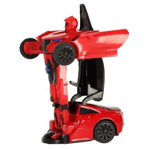 GIMMIK Mini transformer Die Cast 1:32 RTR czerwony