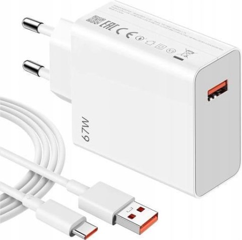 Ładowarka Sieciowa Xiaomi Mi 67W Wall Charger Type-A PD3.0 QC3.0