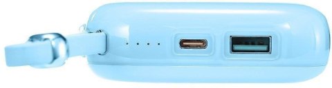 POWERBANK Joyroom Jelly Series JR-L002 10000mAh 22.5W PD QC Z KABLEM 1x USB-A 1x USB-C NIEBIESKI