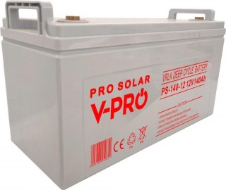 AKUMULATOR VOLT POLSKA DEEP CYCLE VPRO SOLAR 12V 140AH VRLA BEZOBSŁUGOWY