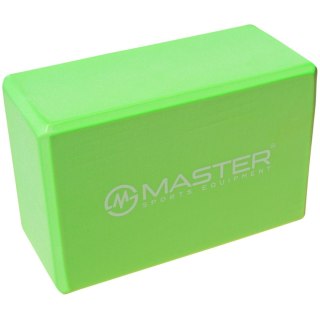 Kostka Klocek do Jogi MASTER Green 23 x 15 x 10 cm