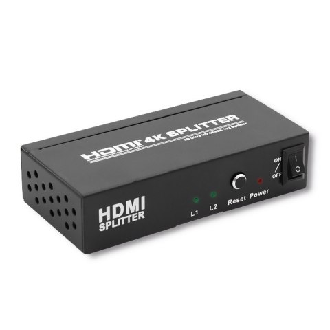 Qoltec Aktywny rozdzielacz Splitter HDMI v. 1.4 | 1x2