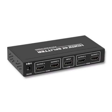 Qoltec Aktywny rozdzielacz Splitter HDMI v. 1.4| 1x4