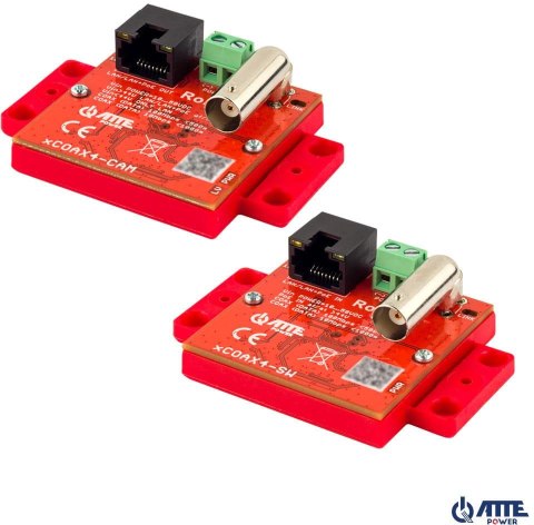 Zestaw aktywnych konwerterów do transmisji Ethernet oraz PoE xCOAX4-SET