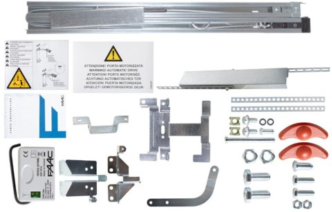 Zestaw FAAC D700HS do bram garażowych z 3m szyną dwuczęściową kewlarową