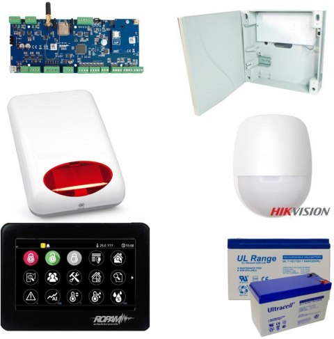 Zestaw ROPAM NEOLTE-IP-64 Centrala, akumulator, sygnalizator Zestaw ROPAM NEOLTE-IP-64 Centrala, akumulator, sygnalizator