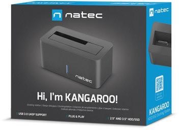 Stacja dokująca Natec Kangaroo SATA 2.5/3,5cala USB 3.0 + zasilacz