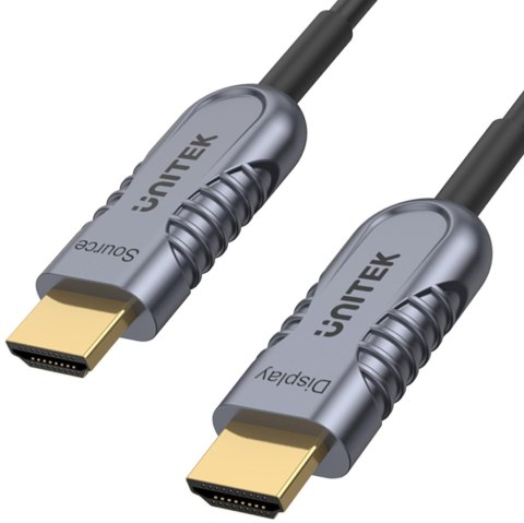 Unitek kabel optyczny HDMI 2.1 AOC 8K 120Hz 30 m