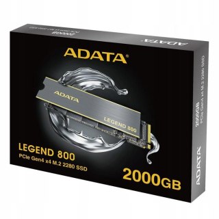 Adata Dysk SSD LEGEND 800 2000GB PCIe 4x4 3.5/2.8 GB/s M2