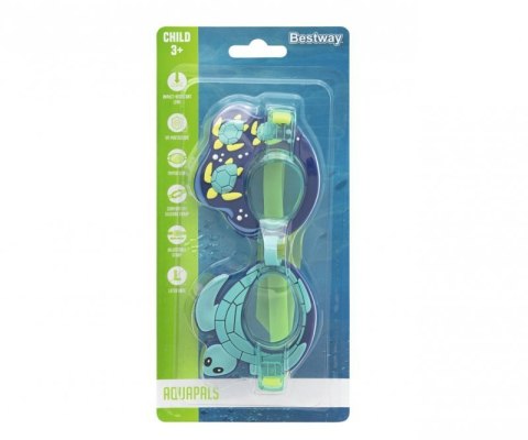 Bestway 21080 Okulary do pływania AquaPals Żółw