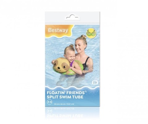 Bestway 36405 Kółko do pływania Leniwiec 50cm x 46cm