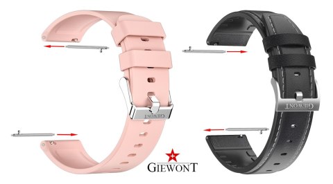 Teleskop Giewont stalowy do smartwatchy 18 mm GWT18