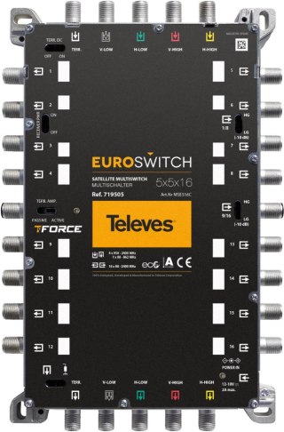 EuroSwitch Televes 5x5x16 ref. 719505