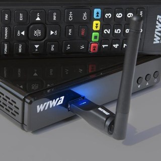 Tuner DVB-T/T2 WIWA H.265 + Antena WiFi USB