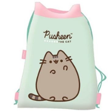 Worek na buty obuwie wf dla dzieci Pusheen Mint