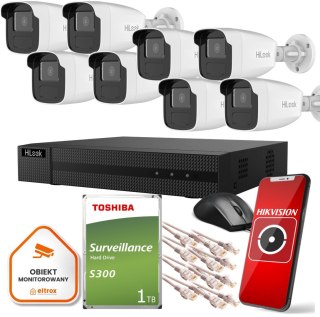 Zestaw monitoringu Hilook by Hikvision 8 kamer IP z 1TB dysku