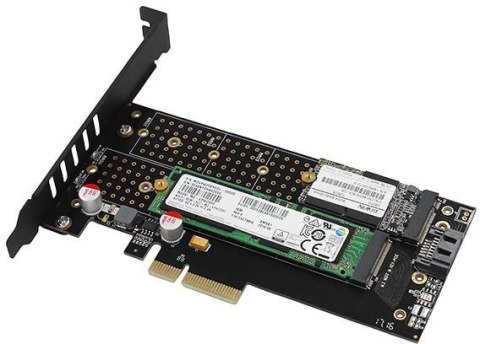 Adapter Axagon PCEM2-DC PCI-E x4 na M.2 NVMe z chłodzeniem