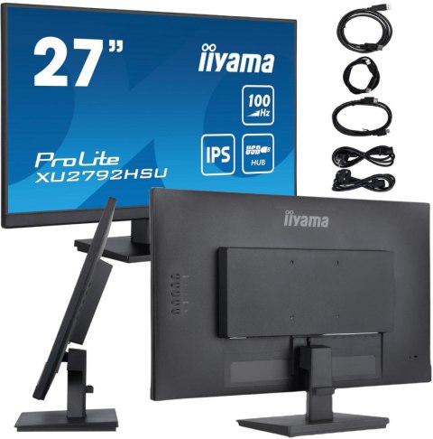 Monitor LED IIYAMA XU2792HSU-B6 27 cali Ultra Slim IPS USB + gwarancja 24/7