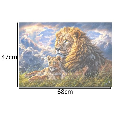 CASTORLAND Puzzle układanka 1000 elementów Like Father Like Son Jaki ojciec taki syn 68 x 47 cm