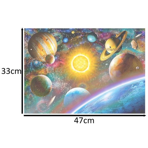 CASTORLAND Puzzle układanka 500 elementów Outer Space Przestrzeń kosmiczna 47 x 33 cm