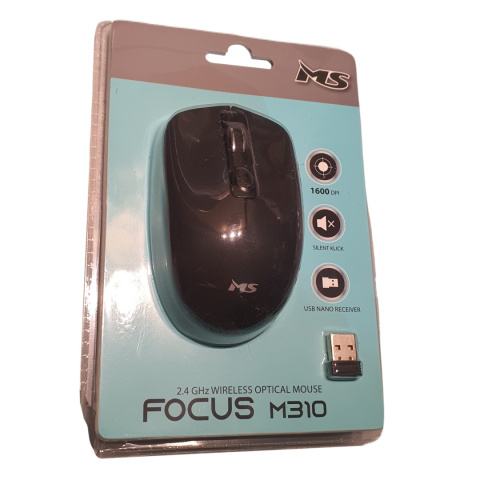 MYSZ MS FOCUS M310 RF 1600DPI 4P CZARNA AKUMULATOROWA