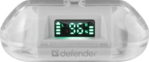 SŁUCHAWKI DEFENDER BLUETOOTH TWINS 916 BIAŁE