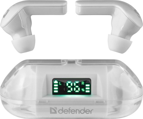 SŁUCHAWKI DEFENDER BLUETOOTH TWINS 916 BIAŁE