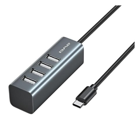 HUB USB Awei CL-122T 4xUSB-A/USB-C