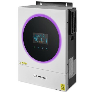 Inwerter solarny Qoltec hybrydowy Off-Grid 4kVA | 4kW | 120A | MPPT | LCD | Wi-Fi | BMS | Sinus