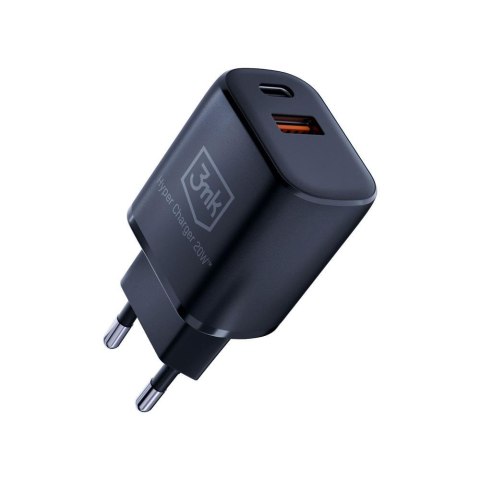 Ładowarka sieciowa 3mk Hyper Charger 20W Czarna Ładowarka sieciowa 3mk Hyper Charger 20W Czarna