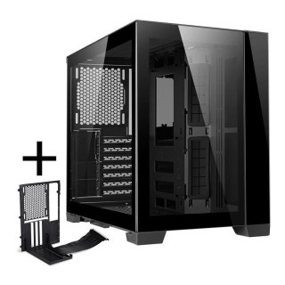 Obudowa Lian Li O11D MINI-X ATX Midi Tower bez zasilacza z oknem czarna + Mini Riser Card