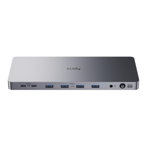 Stacja dokująca Cudy CS700 2xHDMI 2xDP 4xUSB-A 2xUSB-C RJ-45 audio