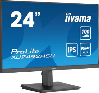 Monitor LED IIYAMA XU2492HSU-B6 24 cale Ultra Slim IPS USB + gwarancja 24/7